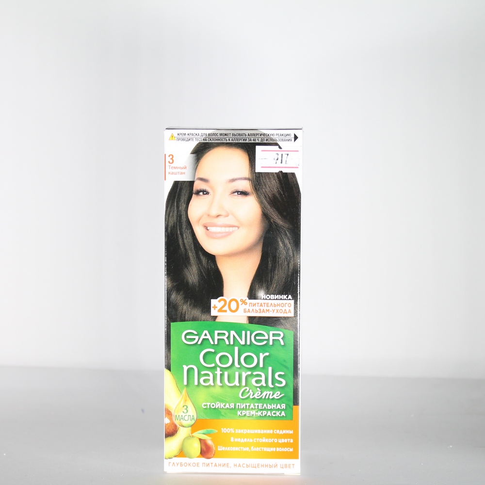 Краска для волос "Garnier" Color naturals, темный каштан, 68351