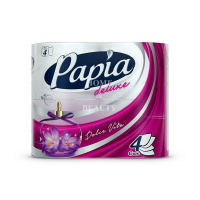 Туалетная бумага "Papia" Deluxe Dolce Vita, 3 слоя, 4шт 00136