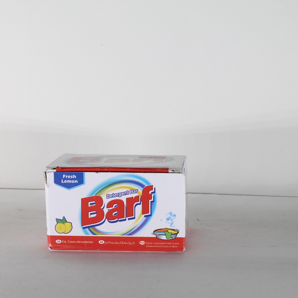Хозяйственное мыло кусковое "Barf" для всех типов ткани отбеливающее 65%, 5*150гр 50515