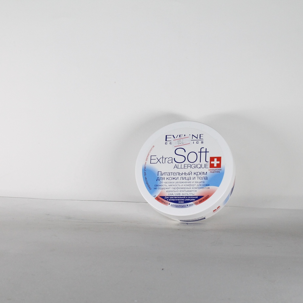 Крем для тела и лица "Eveline cosmetics" Extra Soft Allergique, для чувствительной кожи, 200мл 28748