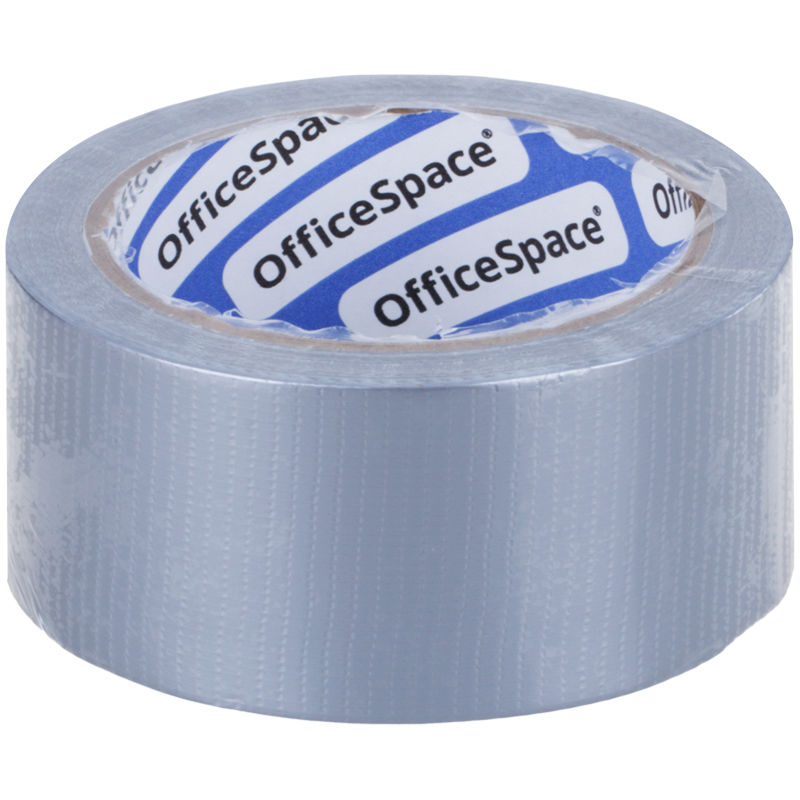 Клейкая лента (скотч) армированная 48мм*20м серая "Office Space" БС 324274