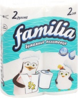Полотенца бумажные "Familia" XXL, 2 слоя, 2 рулона 00914