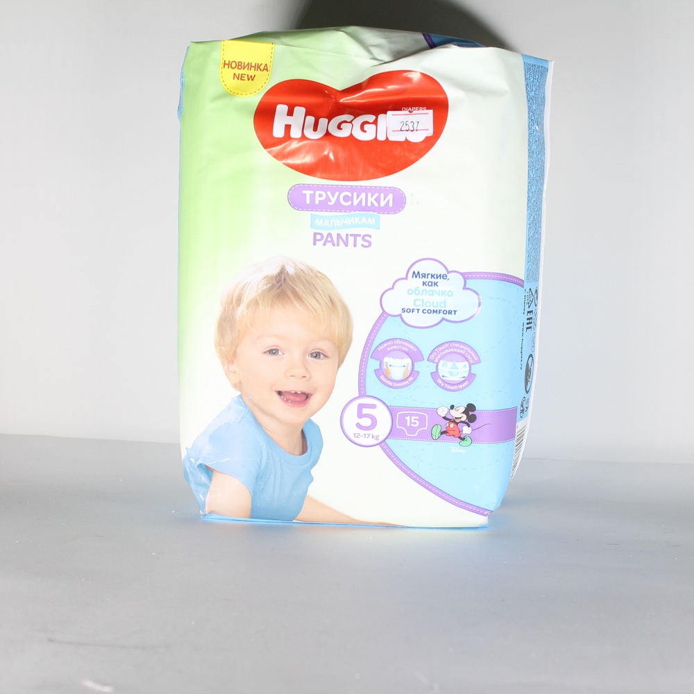 Подгузники-трусики "Huggies" Трусики для мальчиков, 5 (13-17кг), 15шт 47572
