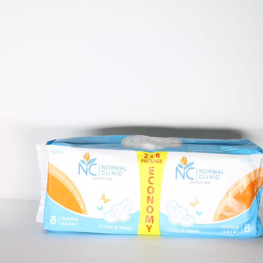 Прокладки гигиенические "Normal clinic" Comfort line, 4 капли, 16шт NCF06Z
