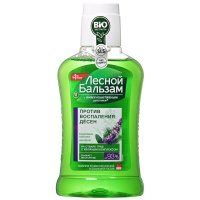 Ополаскиватель для полости рта "Лесной бальзам" Против воспаления десен, 250мл, кедровые орешки и ша