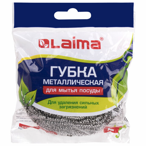 Губка металлическая "Laima" Спиральная, 1шт 603101