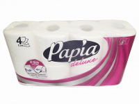 Туалетная бумага "Papia" Deluxe pixel, 4 слоя, 8шт 00112/5080737