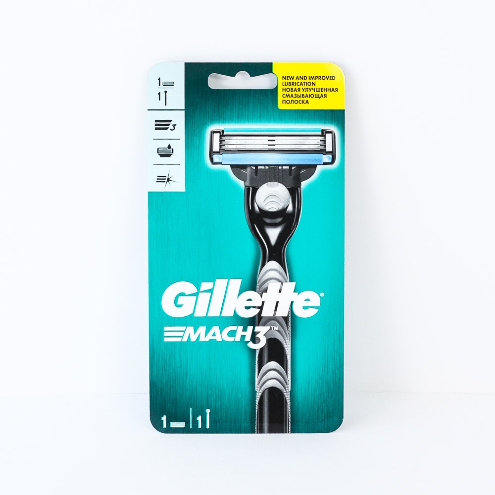 Станок для бритья "Gillette" Mach3, 3 лезвия, 1шт 21147