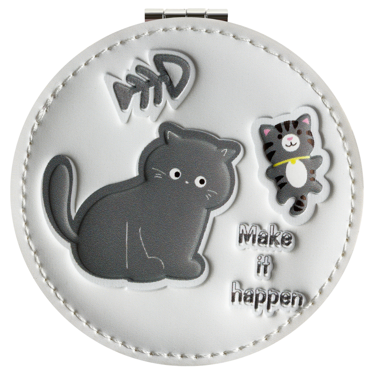 Зеркало косметическое, 1шт "Meshu" Black cat MS_66589