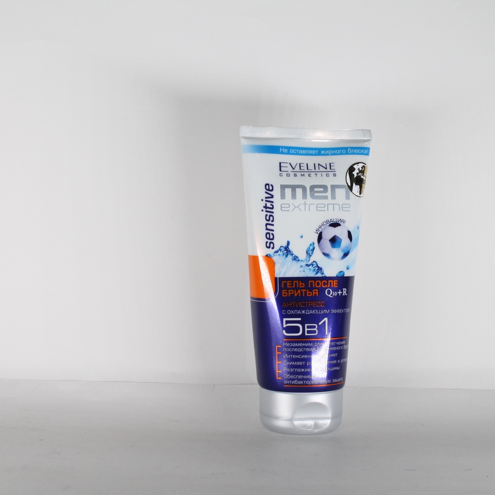 Гель для бритья "Eveline cosmetics" Sensitive, 5в1, для всех типов кожи, 200мл 44236