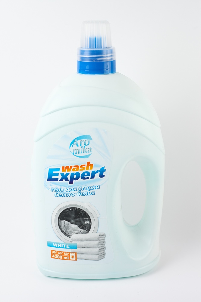 Гель для стирки "Aromika" White, ручная и машинная стирка для белых тканей, 4,3л 24305