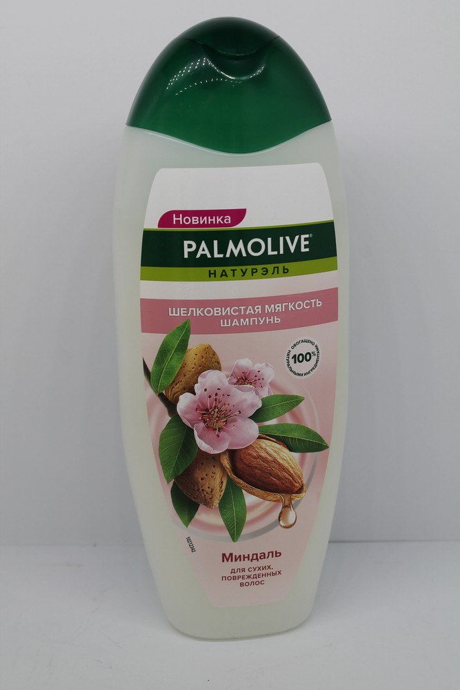 Шампунь для сухих и поврежденных волос "Palmolive" Шелковистая мягкость с экстрактом миндаля, для су