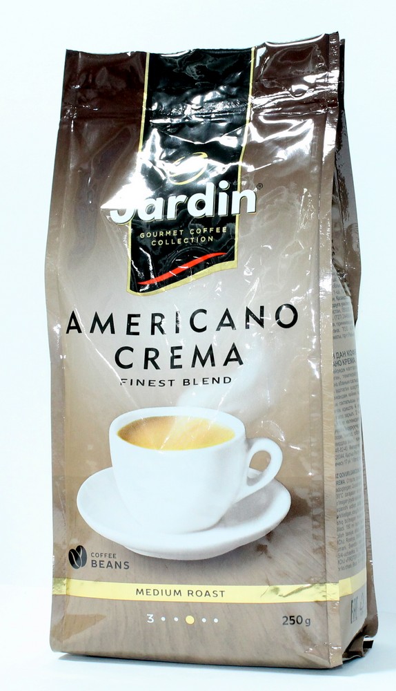 Кофе зерновой "Jardin" Americano crema, 250гр 05527
