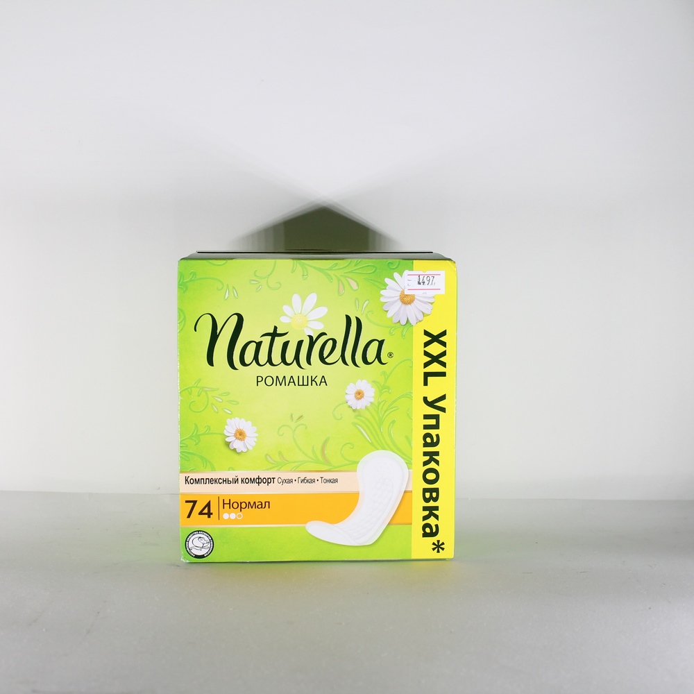 Прокладки ежедневные "Naturella" Ромашка, normal, 2 капли, 74шт 46845