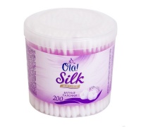 Ватные палочки "Ola" Silk, 200шт 20351