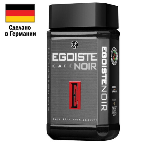 Кофе растворимый "Egoiste" Noir ст/б, 100гр 102243