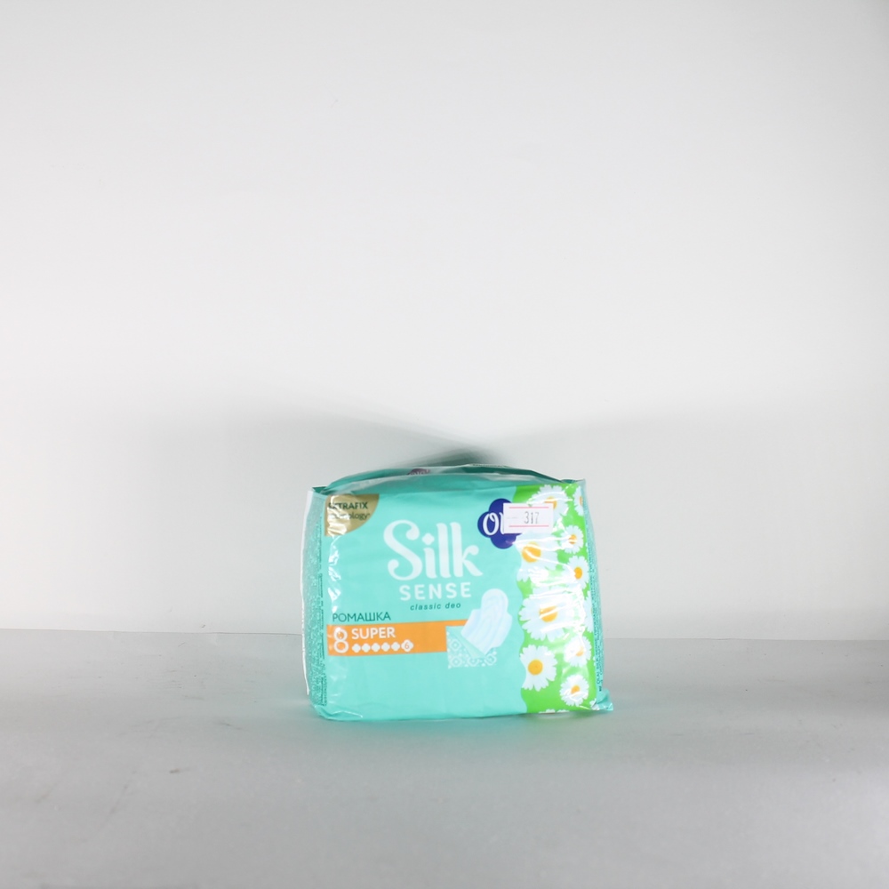 Прокладки гигиенические "Ola" Silk sense, super, ромашка, 6 капель, 8шт 000046
