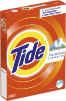 Порошок стиральный "Tide" Альпийская свежесть, ручная стирка, для всех типов тканей, 400гр 59031