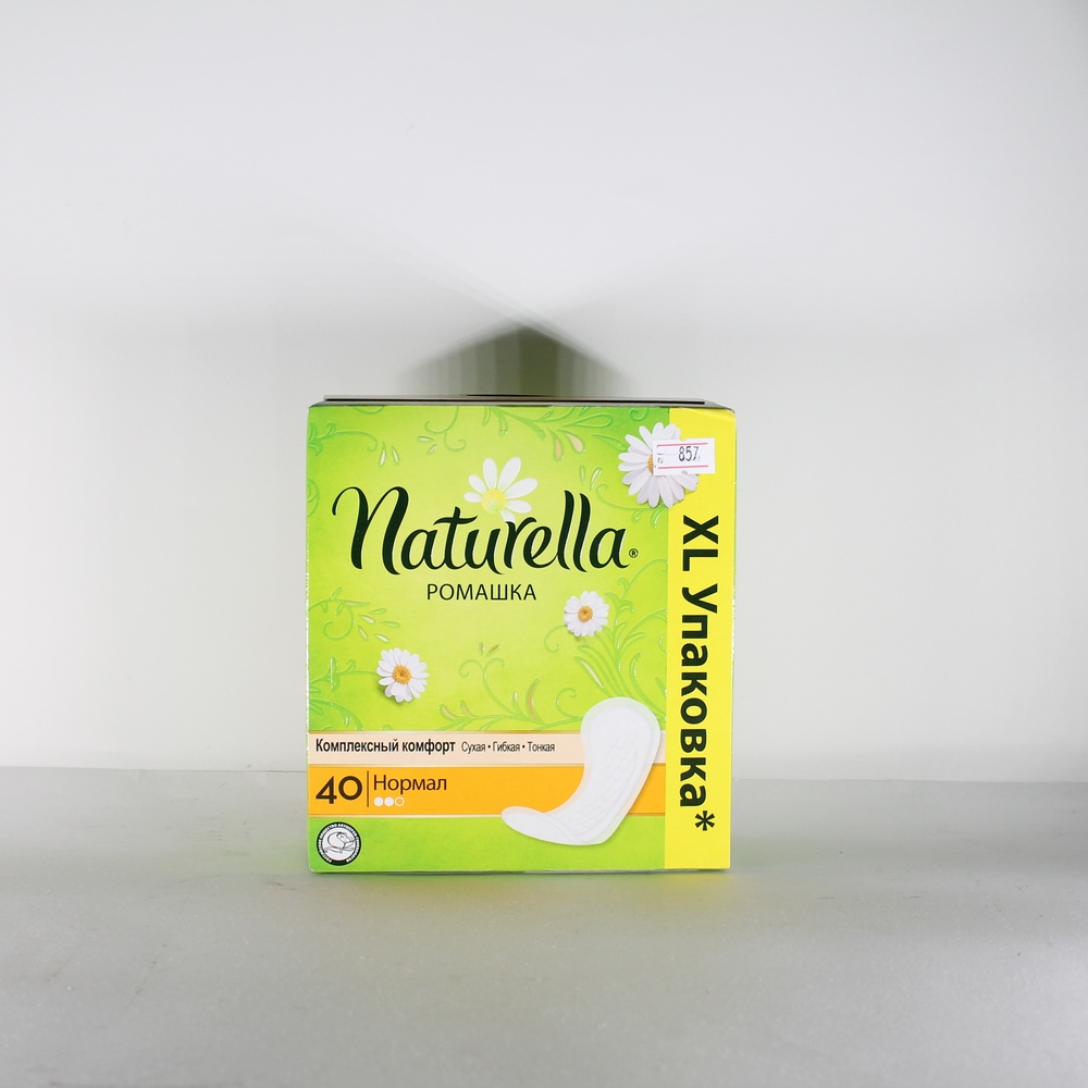 Прокладки ежедневные "Naturella" Ромашка, normal, 2 капли, 40шт 46807