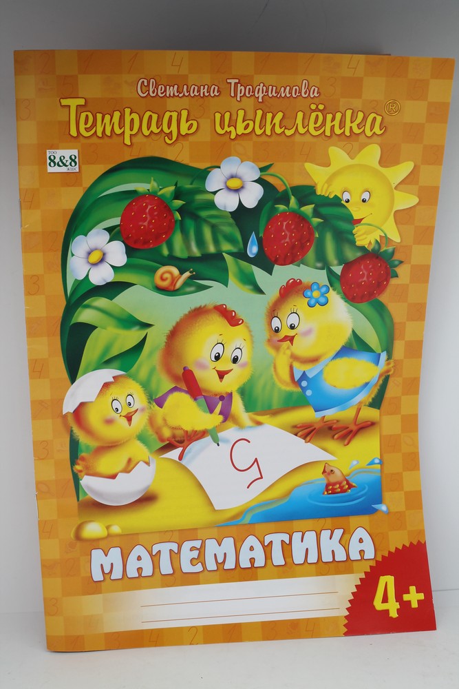 Рабочая тетрадь по математике А4, русско-казахский язык, 20стр "8&8" Математика 6+ 031251