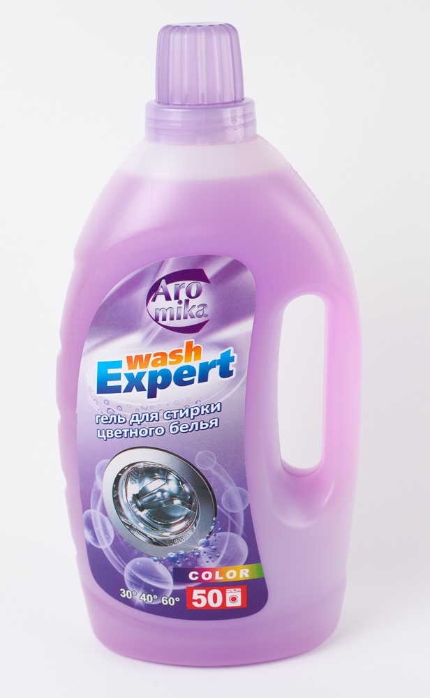 Гель для стирки "Aromika" Wash Exspert Color, ручная и машинная стирка для цветных тканей, 2л 24992