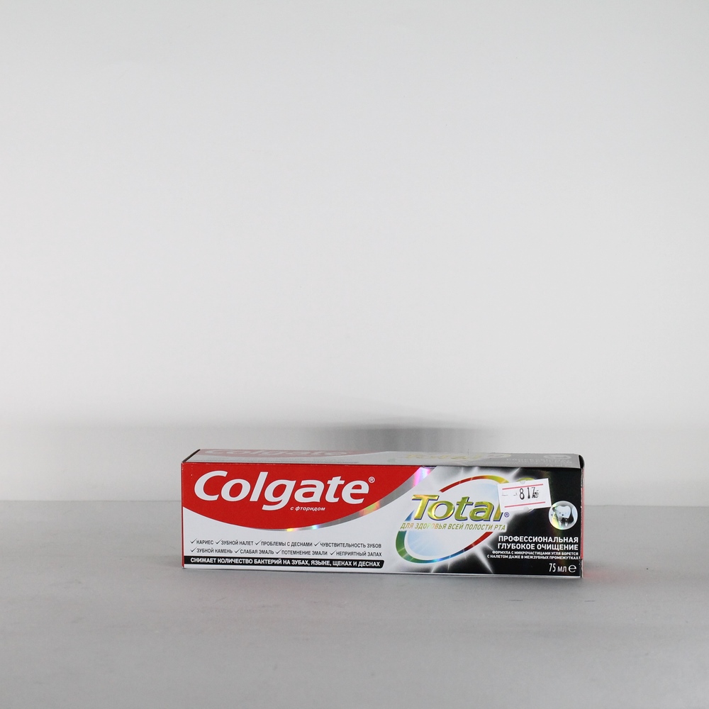 Зубная паста "Colgate" Total освежающее, глубокое очищение 75гр 27051