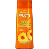 Шампунь для сухих и поврежденных волос "Garnier" Fructis, SOS восстановление, для секущихся волос, 2