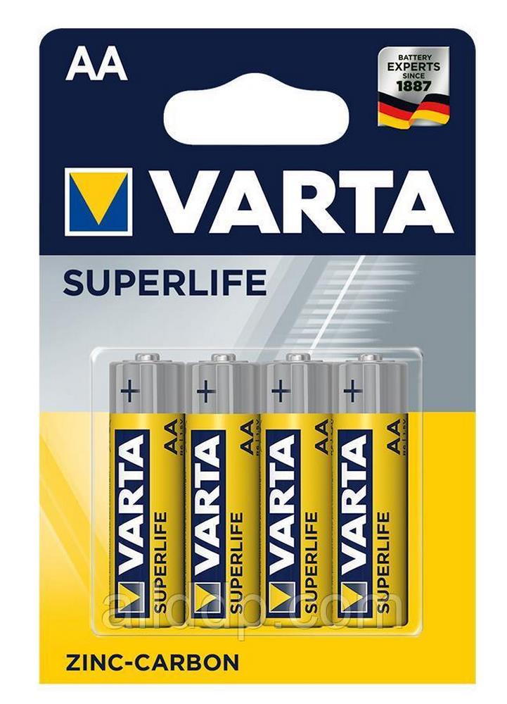 Батарейки АА (пальчиковые) 1,5V 4шт "Varta" Superlife mignon R6 56267