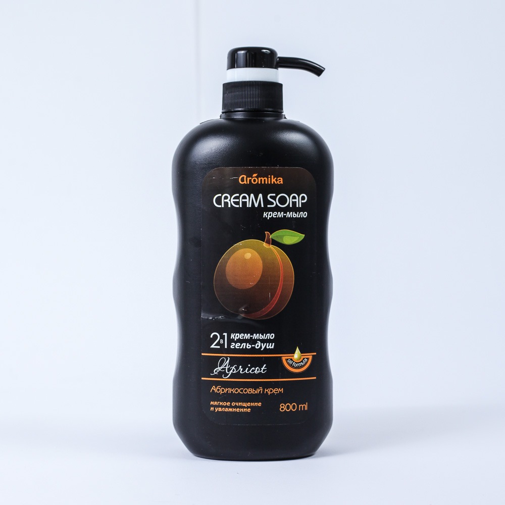 Гель для душа "Aromika" Apricot, 2в1, 800мл 22714