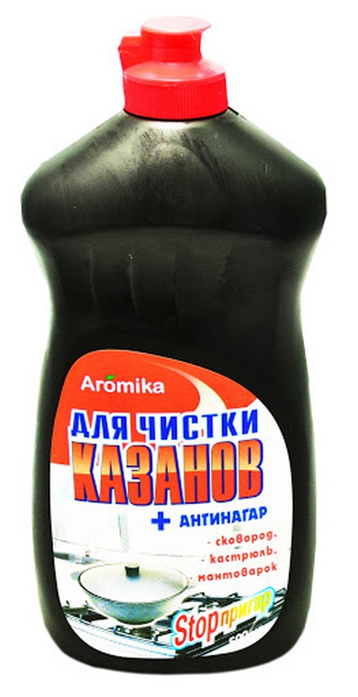 Жидкость чистящая для кухни "Aromika" Для чистки казанов, для удаления жира, 500мл 26491
