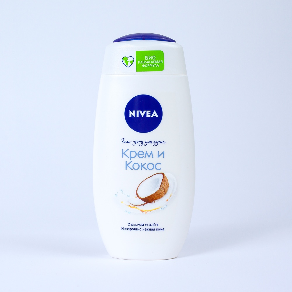 Гель для душа "Nivea" Крем кокос, освежающий, 250мл 92783