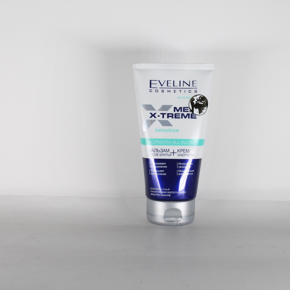 Крем-бальзам после бритья "Eveline cosmetics" X-treme sensitive, для всех типов кожи, 150мл 33130