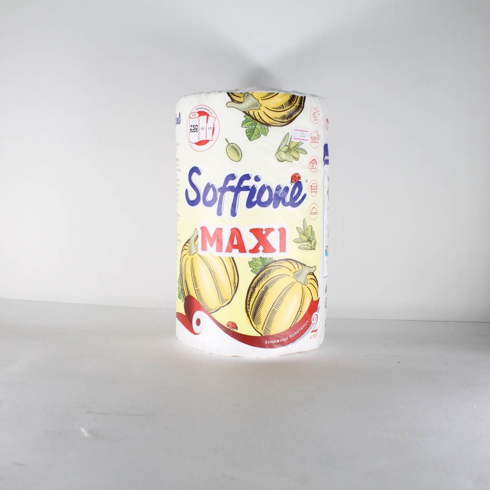 Полотенца бумажные "Soffione" Maxi, 1 слой, 1шт 100334