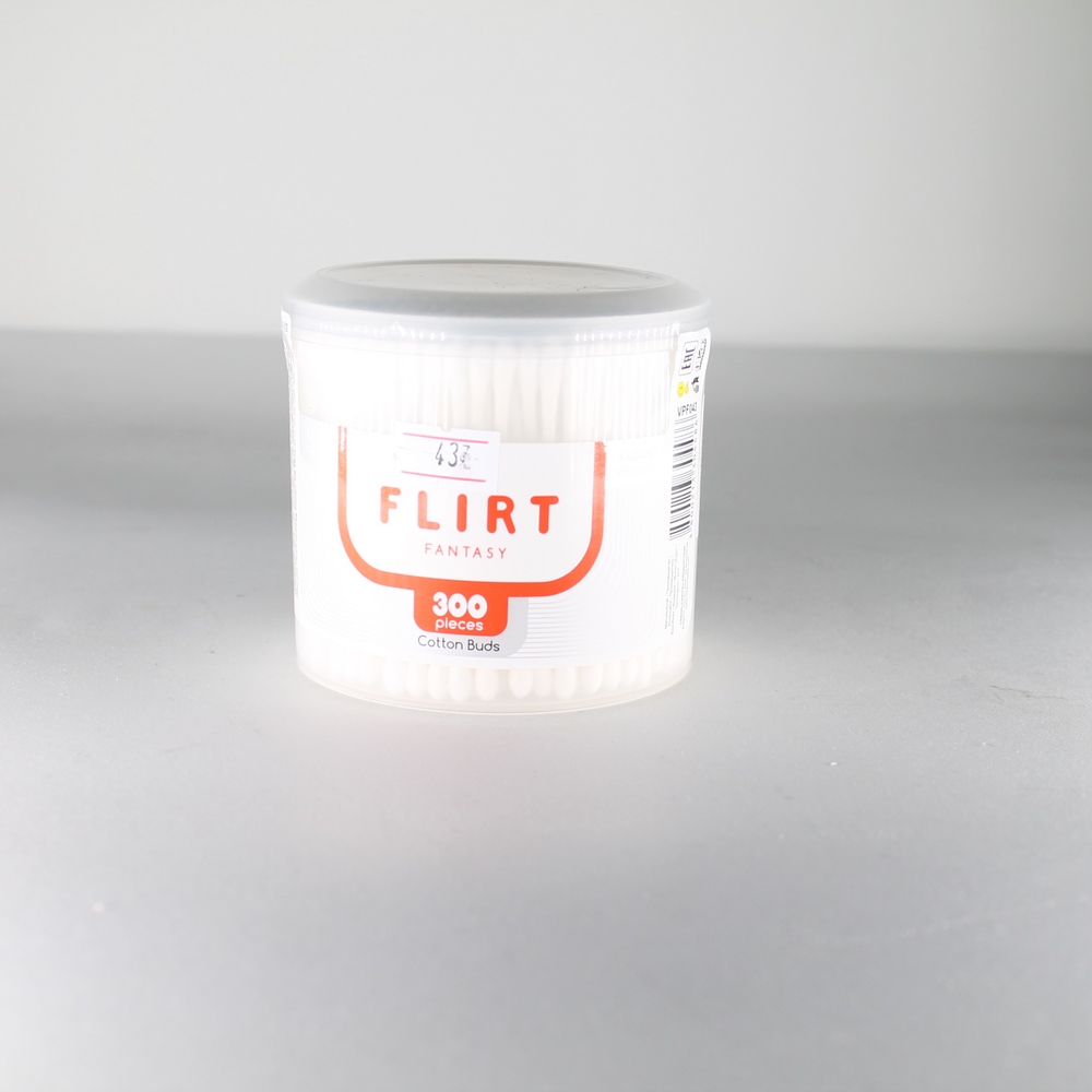 Ватные палочки "Flirt" Fantasy, стакан, 300шт 04486