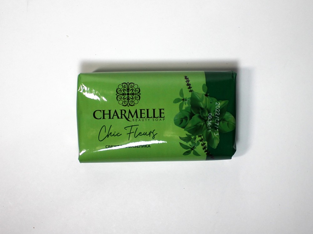 Мыло кусковое "Charmelle" Свежесть базилика, 140гр 81842