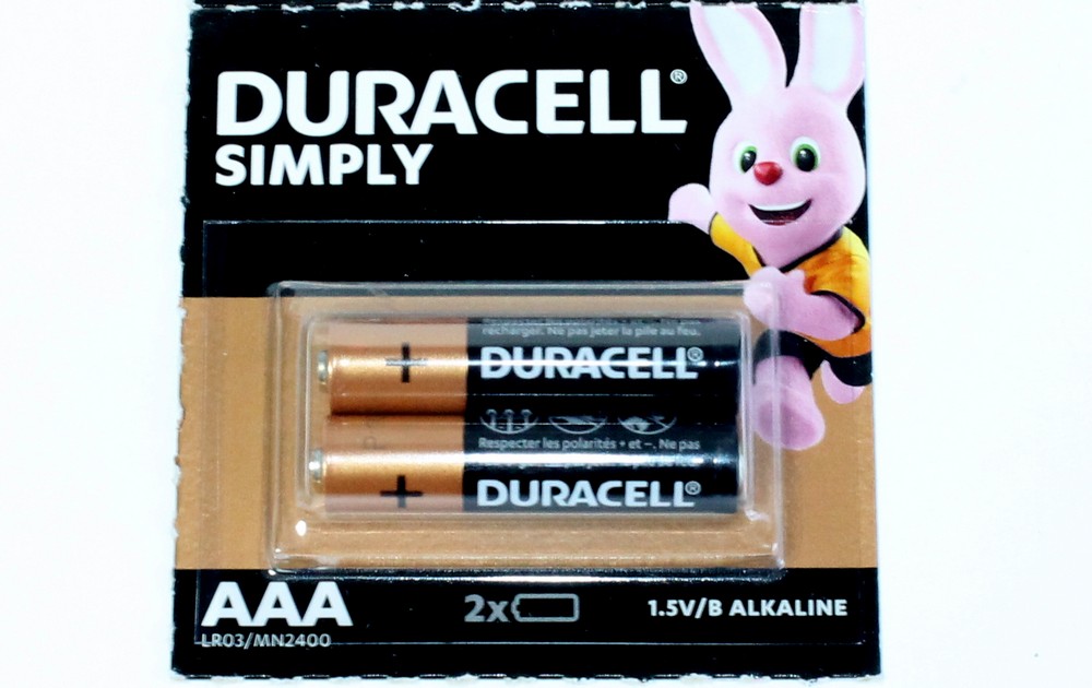 Батарейки ААА (мизинчиковые) 1,5V 2шт "Duracell" Simply LR03  MN2400 45733