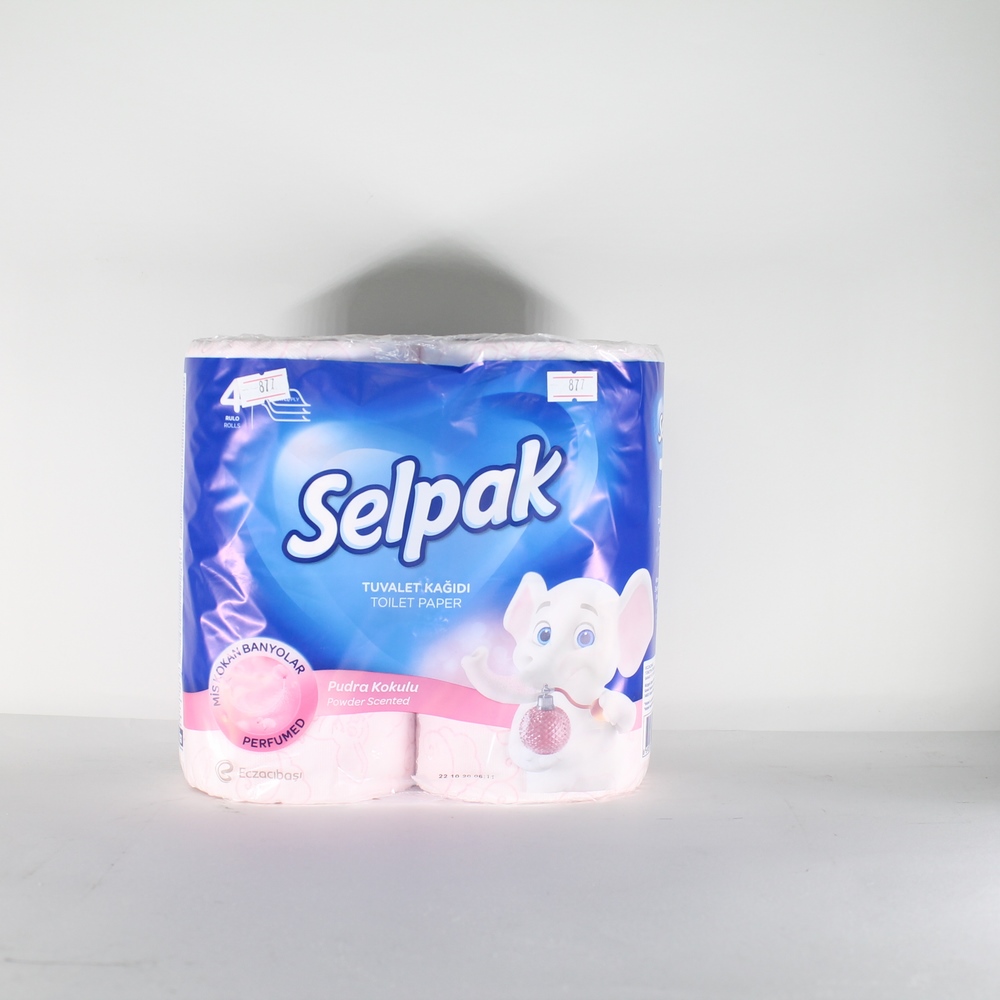 Туалетная бумага "Selpak" Aroma pudra, 3 слоя, 4шт 65482