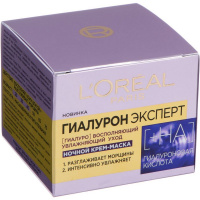Крем гель увлажняющий "Loreal" Paris, гиалурон эксперт, увлажняющий, 50мл, 75620