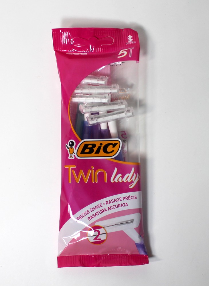 Станок для бритья "Bic" Twin lady, 2 лезвия, 5шт 00934
