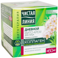 Крем гель увлажняющий "Чистая линия" Таволга, калина, разглаживающий, 45мл, 67289998