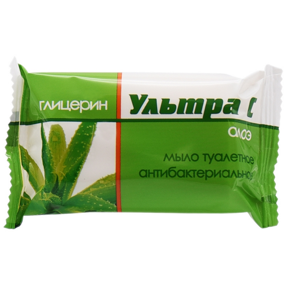 Мыло кусковое "ММЗ" Ультра С, антибактериальное, 90гр 971376