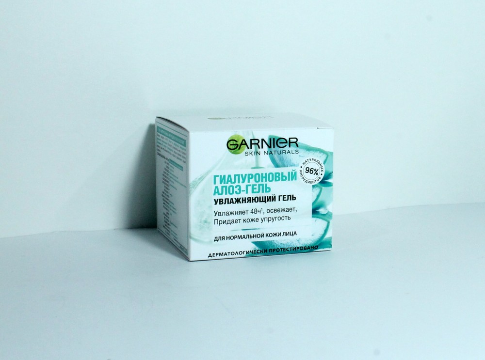 Гель для лица "Garnier" Гиалуроновый Алоэ -гель, упругость, 50мл, 32012