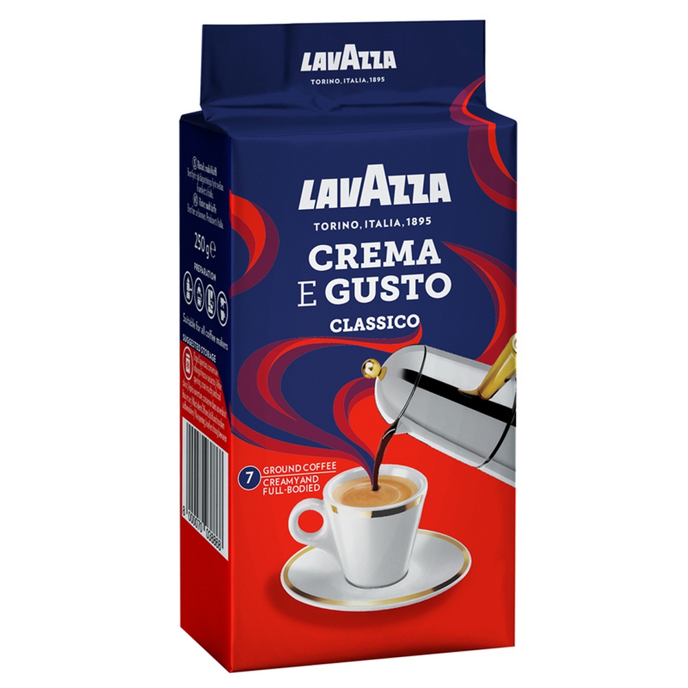 Кофе молотый "LavAzza" Crema e gusto, 250гр 38769/620174