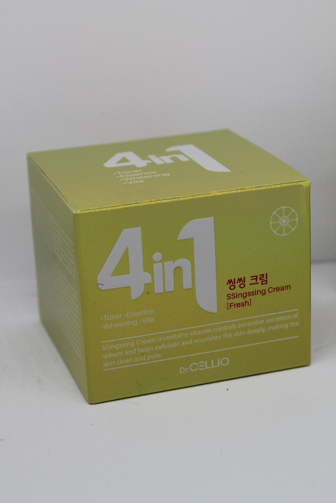 Крем гель увлажняющий "Корея" 4в1 toner, essence, whitening, vita, омолаживающий, 70мл, 90944