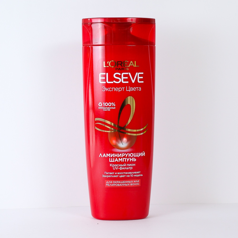 Шампунь для сухих и поврежденных волос "Loreal" Эксперт цвета, для всех типов волос, 400мл 31453