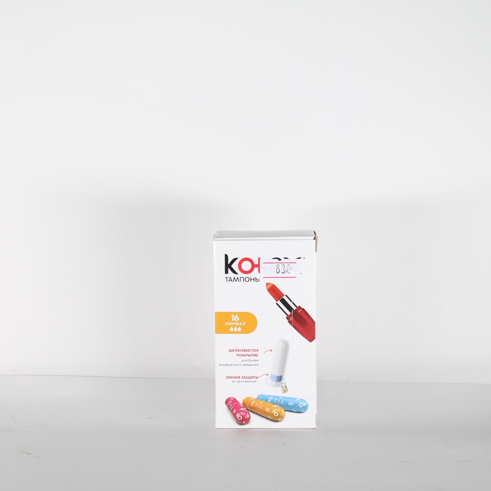 Гигиенические тампоны "Kotex" Комфорт и уверенность, normal, 3 капли, 16шт 34565