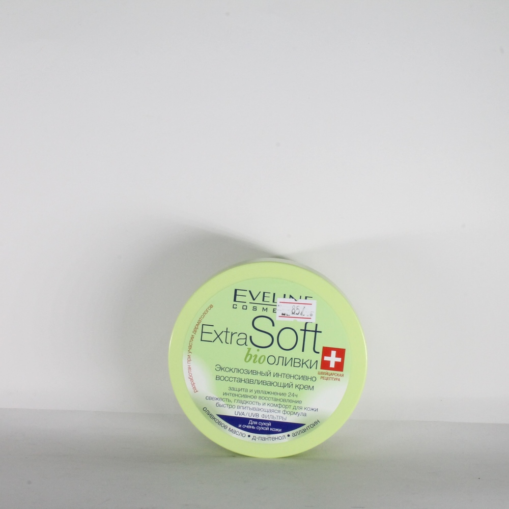 Крем для тела и лица "Eveline cosmetics" Extra Soft bio оливки, обладает антисептическими свойствами