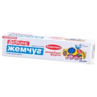 Зубная паста детская "Невская косметика" от 3 до 14 лет укрепление зубной эмали , дыня, арбуз 50мл  