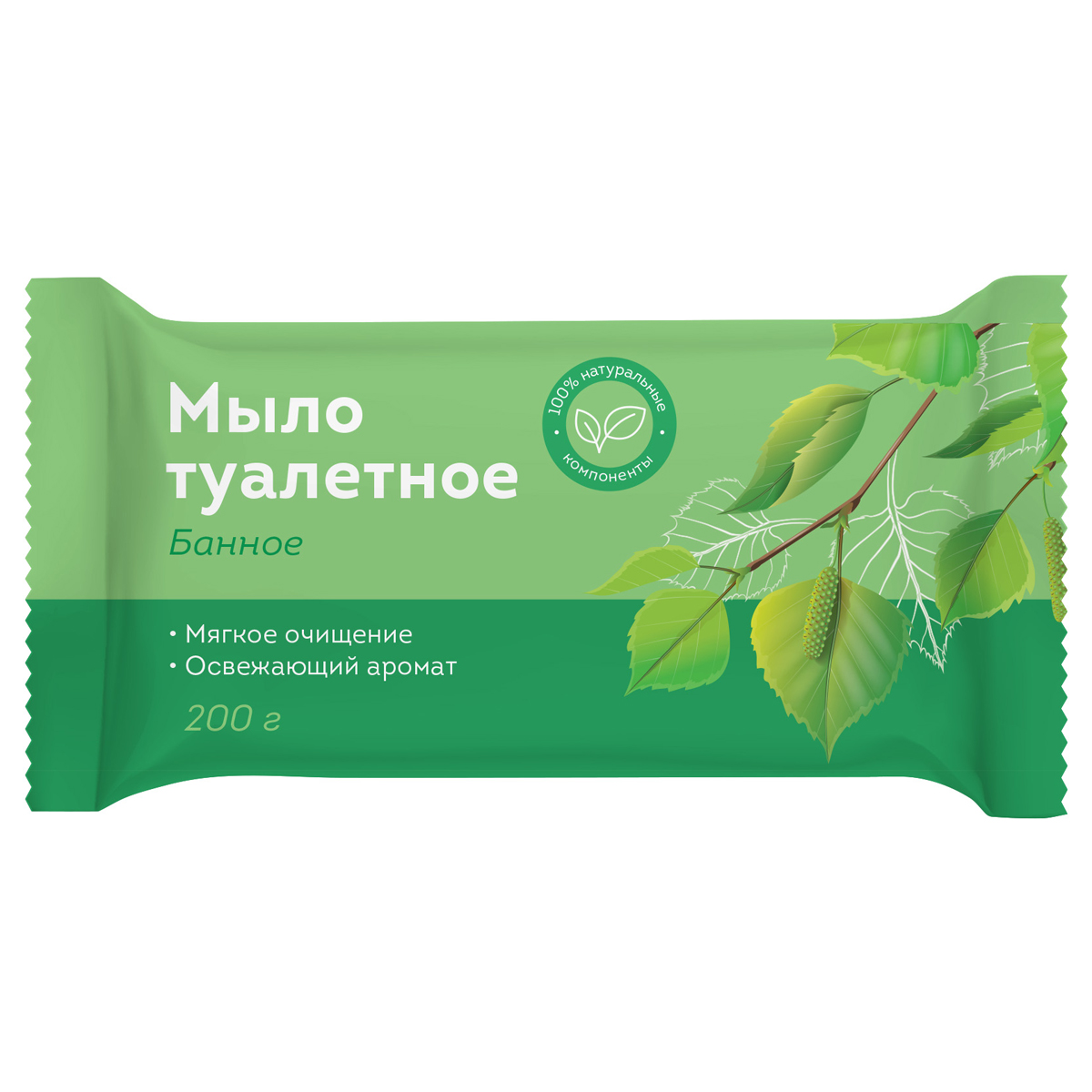Мыло кусковое "ММЗ" Банное, 200гр 340313