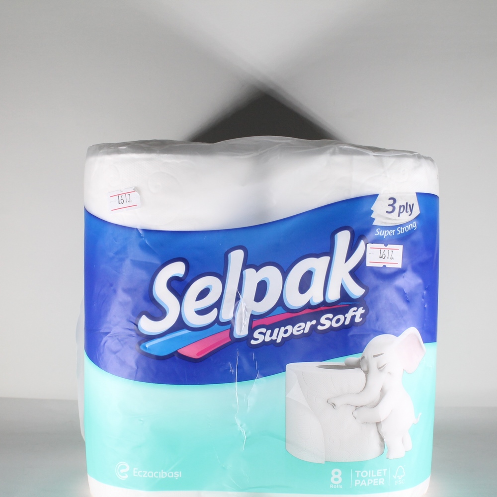 Туалетная бумага "Selpak" Super soft, 3 слоя, 8шт 04515